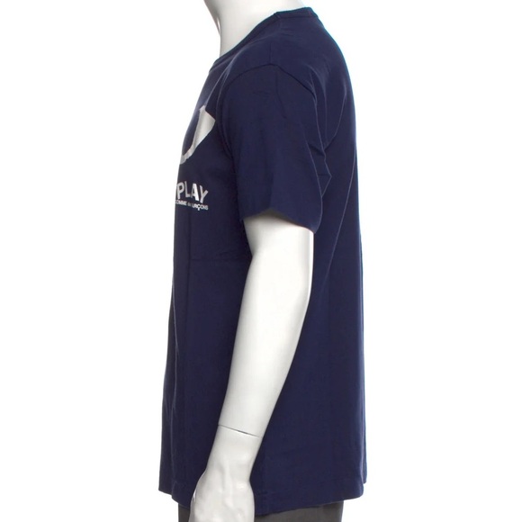 Comme des Garçons Play Graphic Print Crew Neck T-Shirt Size L - Picture 2 of 3